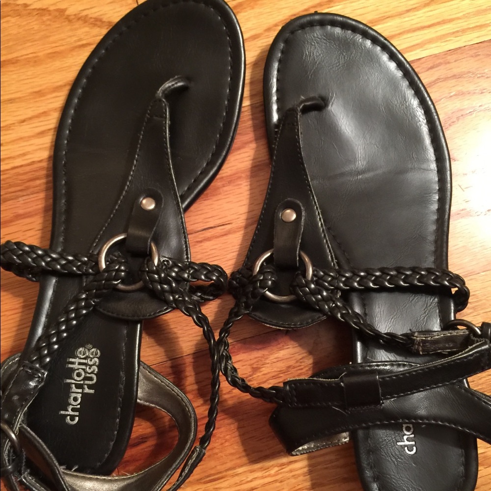 Black sandals